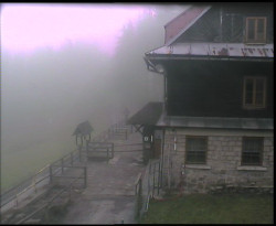 Terasa horského hotelu