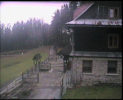 Terasa horského hotelu