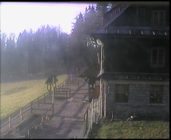 Terasa horského hotelu