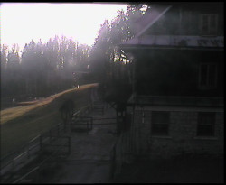 Terasa horského hotelu