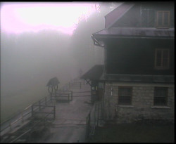 Terasa horského hotelu