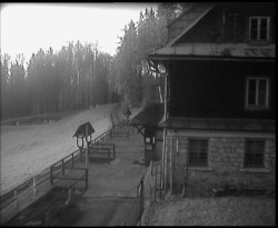 Terasa horského hotelu