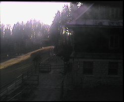 Terasa horského hotelu