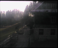 Terasa horského hotelu