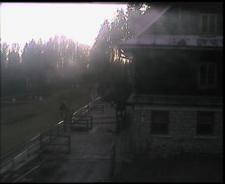 Terasa horského hotelu