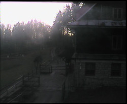 Terasa horského hotelu