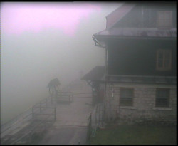 Terasa horského hotelu