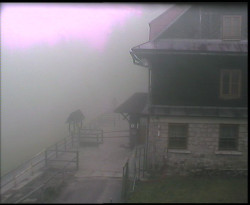 Terasa horského hotelu