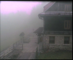 Terasa horského hotelu