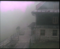 Terasa horského hotelu