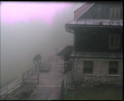 Terasa horského hotelu