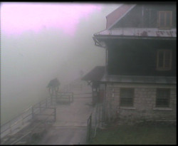 Terasa horského hotelu