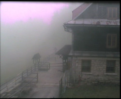 Terasa horského hotelu