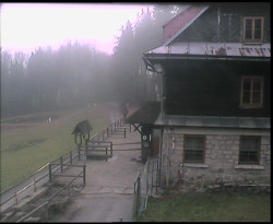 Terasa horského hotelu