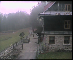 Terasa horského hotelu