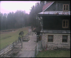 Terasa horského hotelu