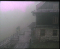 Terasa horského hotelu