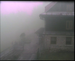 Terasa horského hotelu