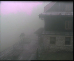 Terasa horského hotelu