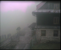 Terasa horského hotelu