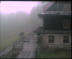 Terasa horského hotelu