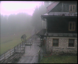 Terasa horského hotelu