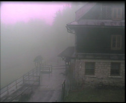 Terasa horského hotelu