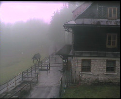 Terasa horského hotelu