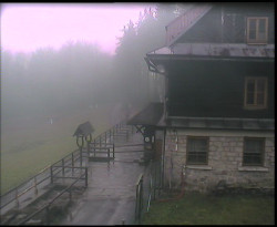 Terasa horského hotelu