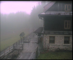 Terasa horského hotelu