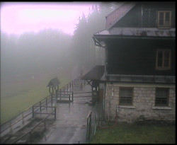 Terasa horského hotelu