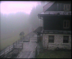 Terasa horského hotelu