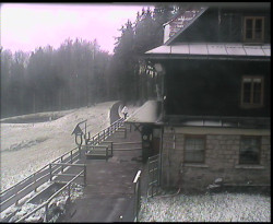 Terasa horského hotelu