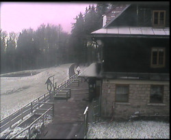 Terasa horského hotelu