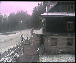 Terasa horského hotelu