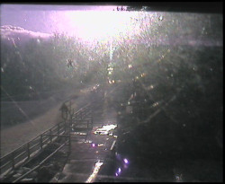 Terasa horského hotelu