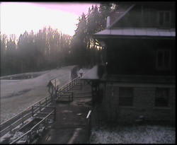 Terasa horského hotelu