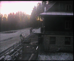 Terasa horského hotelu