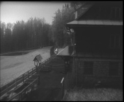 Terasa horského hotelu