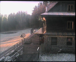 Terasa horského hotelu