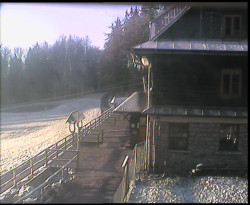 Terasa horského hotelu