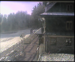 Terasa horského hotelu