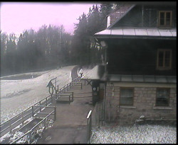 Terasa horského hotelu