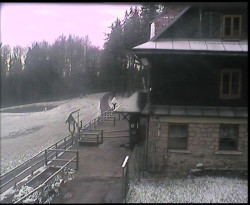 Terasa horského hotelu