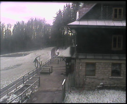 Terasa horského hotelu