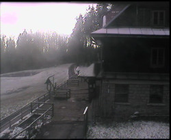 Terasa horského hotelu