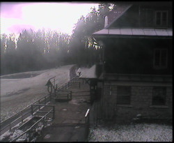 Terasa horského hotelu