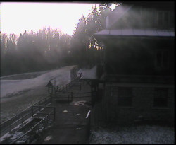 Terasa horského hotelu