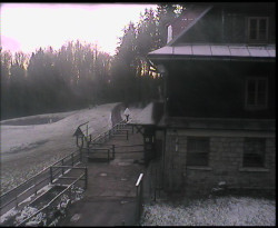 Terasa horského hotelu