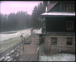 Terasa horského hotelu